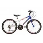 Bicicleta Juvenil Axess Aro 24 Quadro Rebaixado Azul/Branco - Track Bikes