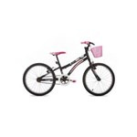 Ficha técnica e caractérísticas do produto Bicicleta Juvenil Houston Nina Aro 20 Preto