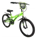 Ficha técnica e caractérísticas do produto Bicicleta Kawasaki Infantil Aro 20 Verde