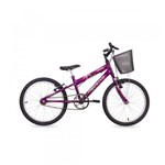Ficha técnica e caractérísticas do produto Bicicleta Kiss Aro 20 Monovelocidade com Cesta Free Action