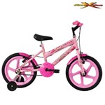 Ficha técnica e caractérísticas do produto Bicicleta Kiss Mormaii Aro 16 Rosa