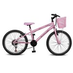Ficha técnica e caractérísticas do produto Bicicleta Kyklos Aro 20 Magie 7V Rosa - Rosa