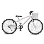 Ficha técnica e caractérísticas do produto Bicicleta Kyklos Aro 24 Magie Sem Marchas Branca - Branco