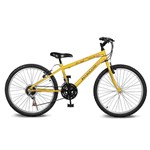 Ficha técnica e caractérísticas do produto Bicicleta Kyklos Aro 24 Move 21V Amarelo
