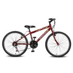 Bicicleta Kyklos Aro 24 Move 21V Vermelho