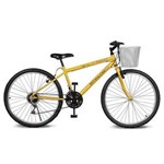 Ficha técnica e caractérísticas do produto Bicicleta Kyklos Aro 26 Magie 21V Amarelo - Amarelo