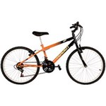 Ficha técnica e caractérísticas do produto Bicicleta Live Aro 24 18V Preta/Laranja - Verden