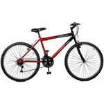 Ficha técnica e caractérísticas do produto Bicicleta Masculina Ciclone Aro 26 Master Bike - VERMELHO