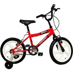 Ficha técnica e caractérísticas do produto Bicicleta Masculina Monark BMX Aro 16 Vermelho/Preto