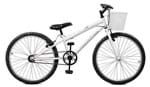 Ficha técnica e caractérísticas do produto Bicicleta Master Bike Aro 24 Feminina Serena Branco
