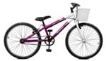 Ficha técnica e caractérísticas do produto Bicicleta Master Bike Aro 24 Feminina Serena Roxo