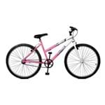 Ficha técnica e caractérísticas do produto Bicicleta Master Bike Aro 26 Feline Rosa/Branco