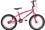 Ficha técnica e caractérísticas do produto Bicicleta Mormaii Aro 20 Cross Energy C/Aro Aero FEM-Rosa Barbie - 2011890