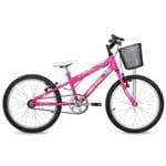 Ficha técnica e caractérísticas do produto Bicicleta Mormaii Aro 20 em Alumínio Sweet Girl com Cesta - Rosa