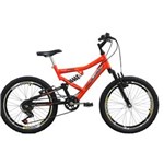Ficha técnica e caractérísticas do produto Bicicleta Mormaii Aro 20` Full Fa240 6V Laranja Neon - 2011860