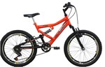 Ficha técnica e caractérísticas do produto Bicicleta Mormaii Aro 20 Full FA240 6V Laranja Neon - 2011860