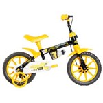 Ficha técnica e caractérísticas do produto Bicicleta Mormaii Aro 12 Kids - Preto e Amarelo