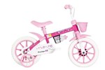 Ficha técnica e caractérísticas do produto Bicicleta Mormaii Aro 12 Penelope Rosa/Branco - 2011701