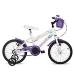 Ficha técnica e caractérísticas do produto Bicicleta Mormaii Aro 16 Sweet Girl C18 - Branca - 2012027