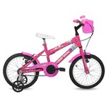 Ficha técnica e caractérísticas do produto Bicicleta Mormaii Aro 16 Sweet Girl C18 - Rosa Rosa