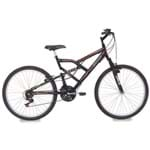 Ficha técnica e caractérísticas do produto Bicicleta Mormaii Aro 26 FULL FA240 18V Preto Fosco - 39-031