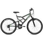Ficha técnica e caractérísticas do produto Bicicleta Mormaii Aro 26 Full Susp Big Rider 21V C18 - 2012065