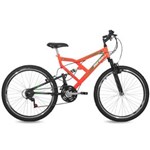 Ficha técnica e caractérísticas do produto Bicicleta Mormaii Aro 26 Full Susp Big Rider 21V C18 - 2012063