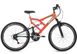 Ficha técnica e caractérísticas do produto Bicicleta Mormaii Aro 26 Full Susp Big Rider 21V C18 2012063