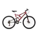 Ficha técnica e caractérísticas do produto Bicicleta Mormaii Aro 29 Full Suspension Big Rider - Vermelho - Vermelho