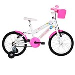 Ficha técnica e caractérísticas do produto Bicicleta Mormaii Aro16 Sweet Girl com Capacete - Branco