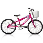 Ficha técnica e caractérísticas do produto Bicicleta Mormaii Sweet Girl Aro 20" - Rosa