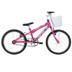 Ficha técnica e caractérísticas do produto Bicicleta Mountain Bike Mormaii Aro 20 Sweet Girl com Cesta - Rosa