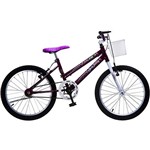 Ficha técnica e caractérísticas do produto Bicicleta Mountain Colli Jully Aro 20 Sem Marcha - Violeta