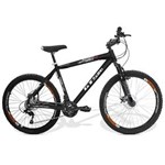 Bicicleta Mtb Gts M1 Expert - 21vel. - Freio a Disco Kit Shimano. - Preto