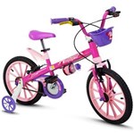 Ficha técnica e caractérísticas do produto Bicicleta para Menina Top Girls Aro 16 Nathor