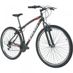 Ficha técnica e caractérísticas do produto Bicicleta Polimet MTB Preto Alumínio Aro 29