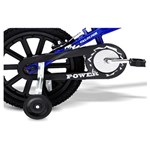 Ficha técnica e caractérísticas do produto Bicicleta Power Aro 16 - Preto/Azul - Caloi - Caloi