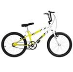 Ficha técnica e caractérísticas do produto Bicicleta Rebaixada Aro 20 Amarelo e Branco Ultra Bikes