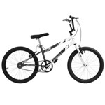 Ficha técnica e caractérísticas do produto Bicicleta Rebaixada Aro 20 Cinza Fosco e Branco Ultra Bikes