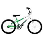 Ficha técnica e caractérísticas do produto Bicicleta Rebaixada Ultra Bikes Bicolor Aro 20 Verde Kw e Branca