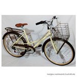 Ficha técnica e caractérísticas do produto Bicicleta Retro Aro 20 Bege e Marrom