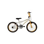 Bicicleta Top Aro 20 Atx Branca e Amarelo Athor Bike