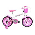 Ficha técnica e caractérísticas do produto Bicicleta Track & Bikes Pinky Aro 16 Branco e Rosa - Track e Bikes
