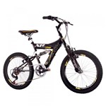 Ficha técnica e caractérísticas do produto Bicicleta Track Bikes XR20 PA, Aro 20, 6 Marchas, V-Brake, Quadro Aço Carbono - Track Bikes