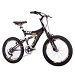 Ficha técnica e caractérísticas do produto Bicicleta Track Bikes Xr20 Pa, Aro 20, 6 Marchas, V-brake, Quadro Aço Carbono