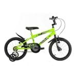 Bicicleta Track Boy Aro 16 Amarelo Neon com Capacete - Track e Bikes