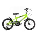 Ficha técnica e caractérísticas do produto Bicicleta Track Boy Aro 16 Amarelo Neon com Capacete - Track e Bikes