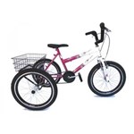 Ficha técnica e caractérísticas do produto Bicicleta Triciclo Aro 20 Florata