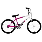 Ficha técnica e caractérísticas do produto Bicicleta Ultra Bikes Bicolor Aro 20 Rosa e Branca