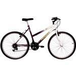 Bicicleta Verden Live Aro 26 18 Marchas MTB- Branco e Violeta